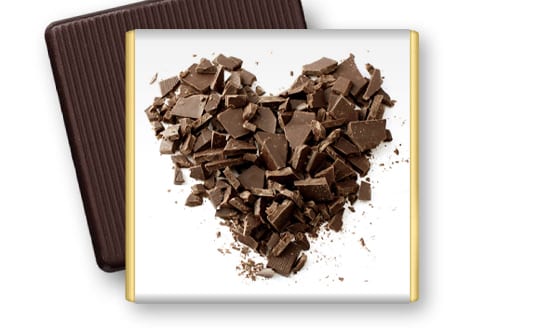chocola met logo
